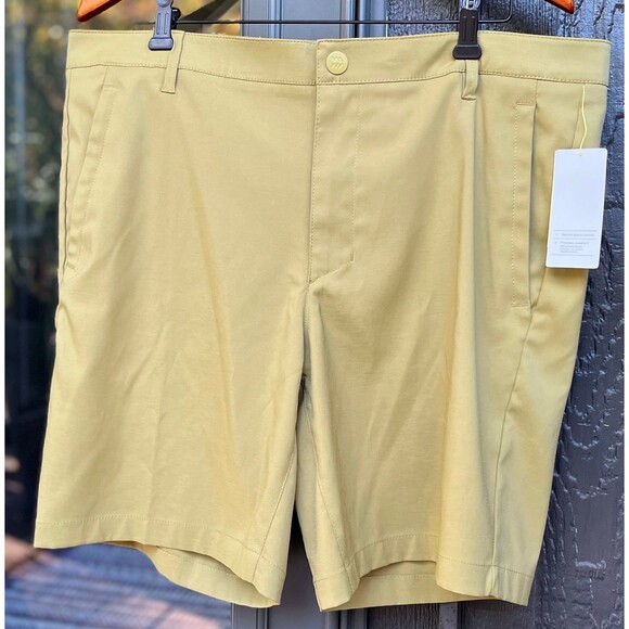 All In Motion Quick Dry Men’s Cargo Khaki Green Shorts Sz. 38 - UPF 50-UV - Picture 2 of 8